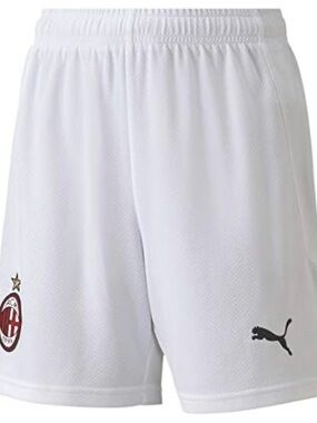 GAME TIME! Puma Men’s White Athletic Soccer Shorts with Black Logo